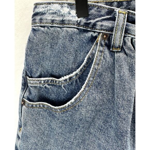 One‎ Teaspoon Shakers Super Relaxed Low Waist Denim 4.5” Shorts Women’s Size 32 - Picture 6 of 13
